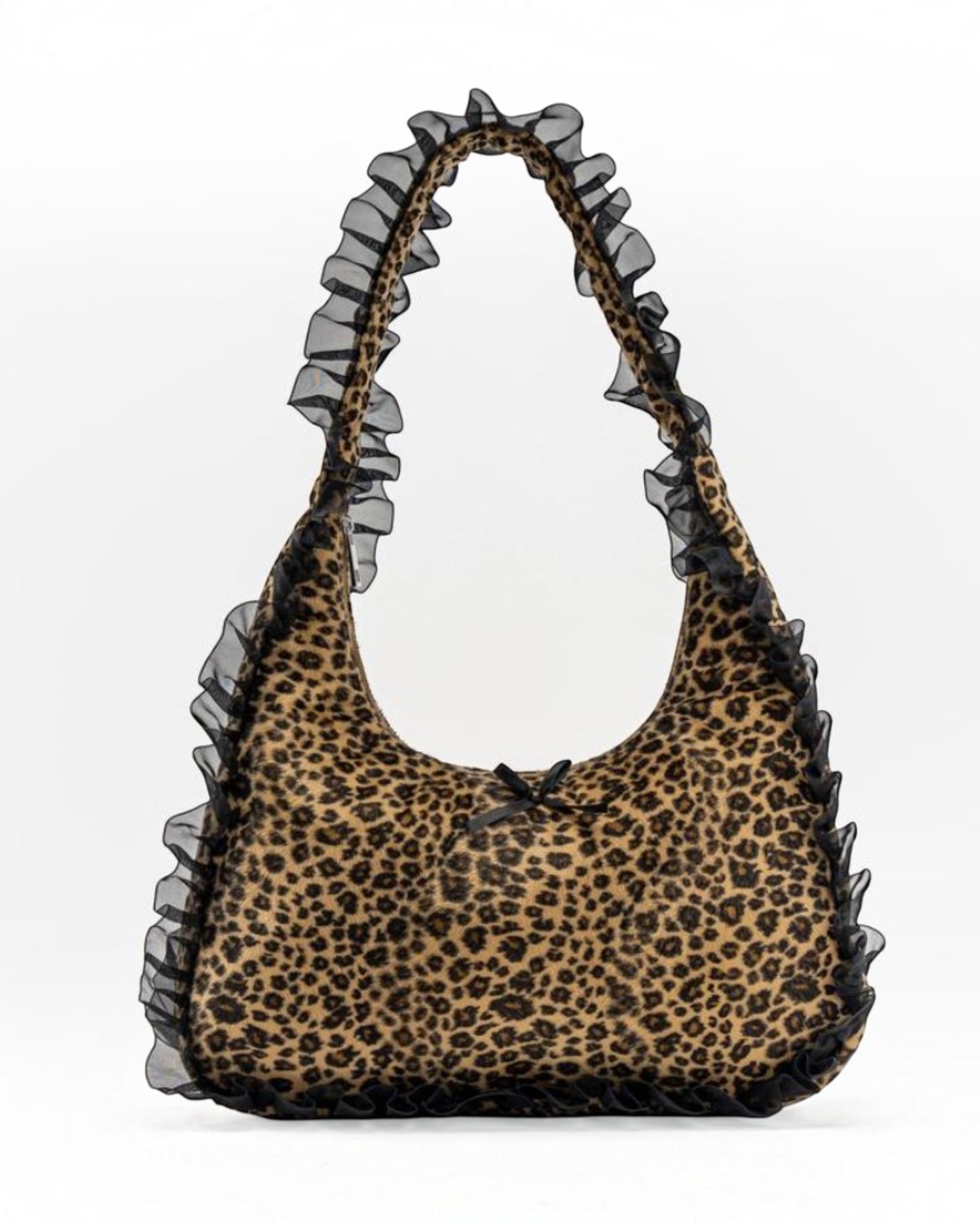 Ruffle Bow Shoulder Bag