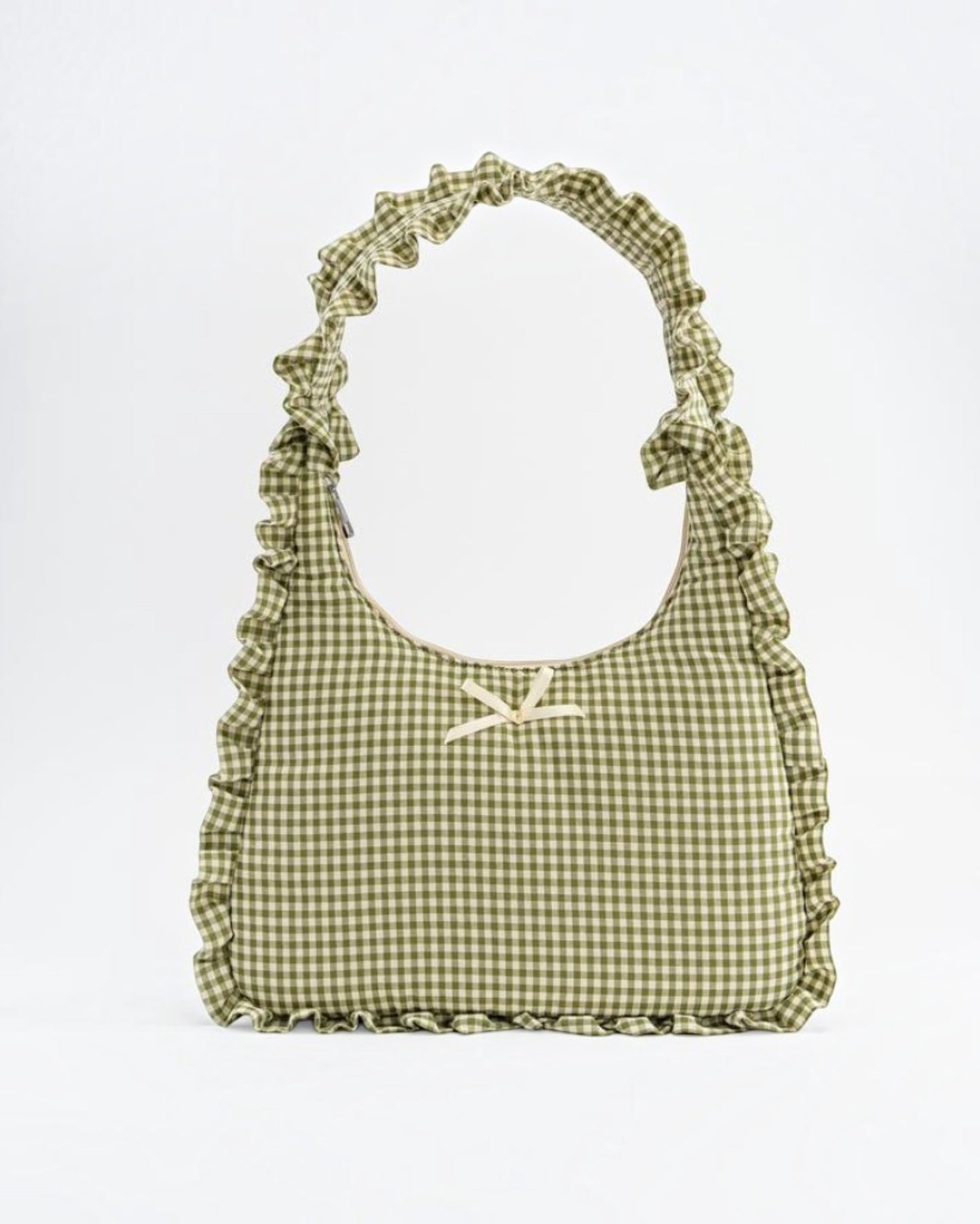 Ruffle Bow Shoulder Bag
