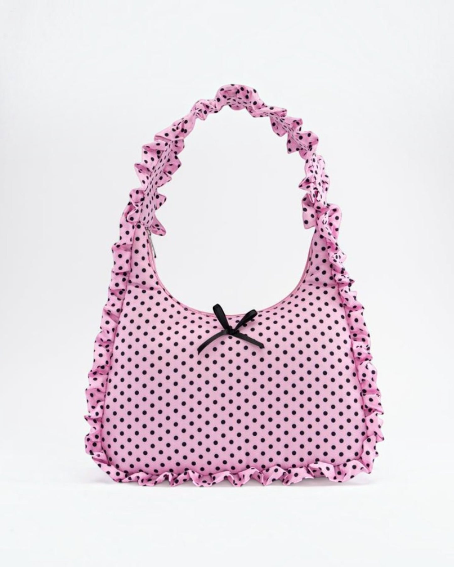 Ruffle Bow Shoulder Bag