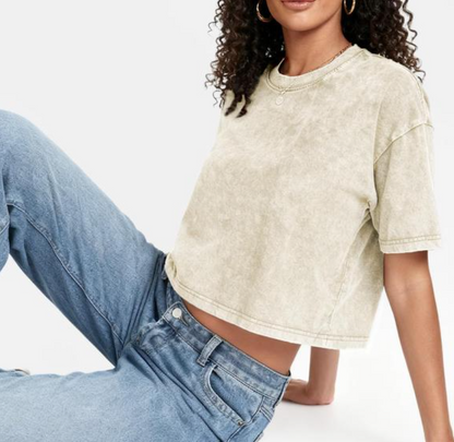 Vintage Cropped Tee