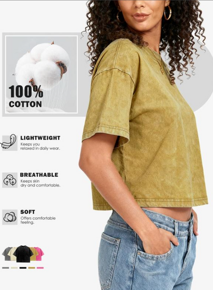 Vintage Cropped Tee