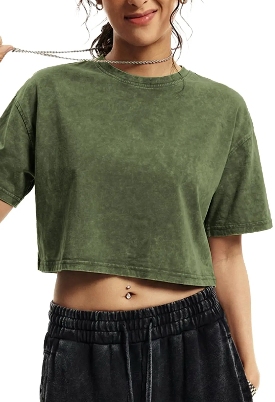 Vintage Cropped Tee