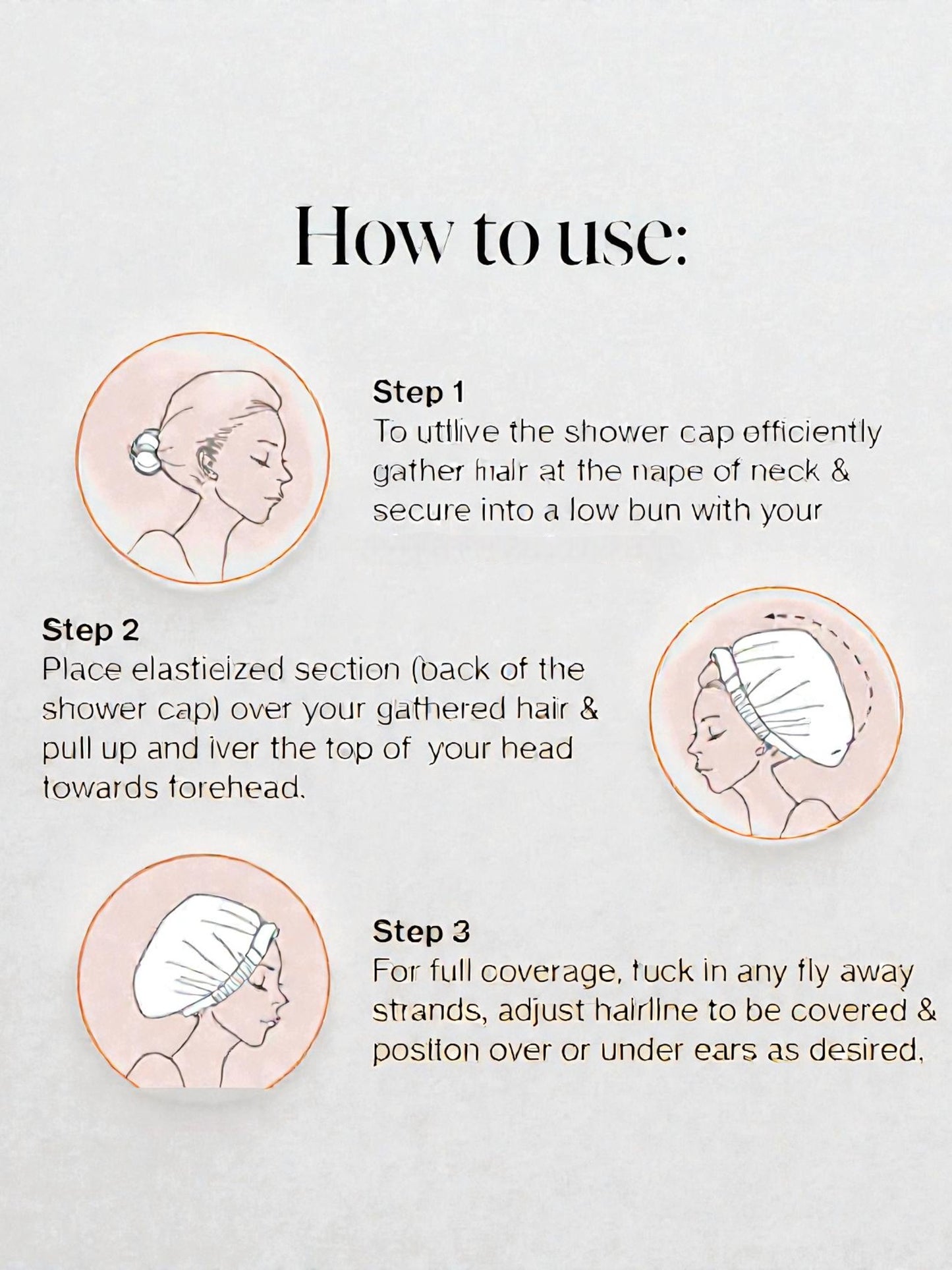 Satin-Lined Shower Cap™️