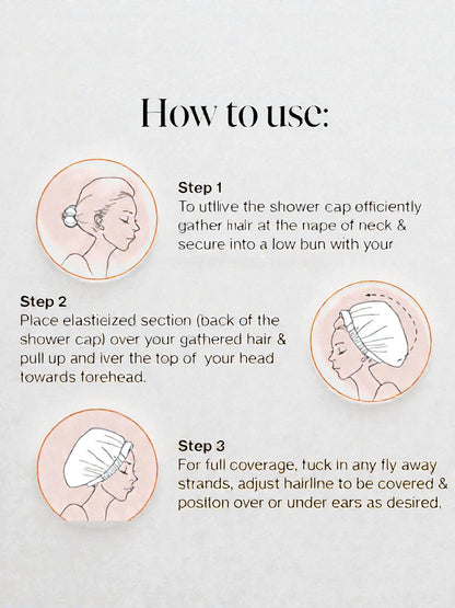 Satin-Lined Shower Cap™️
